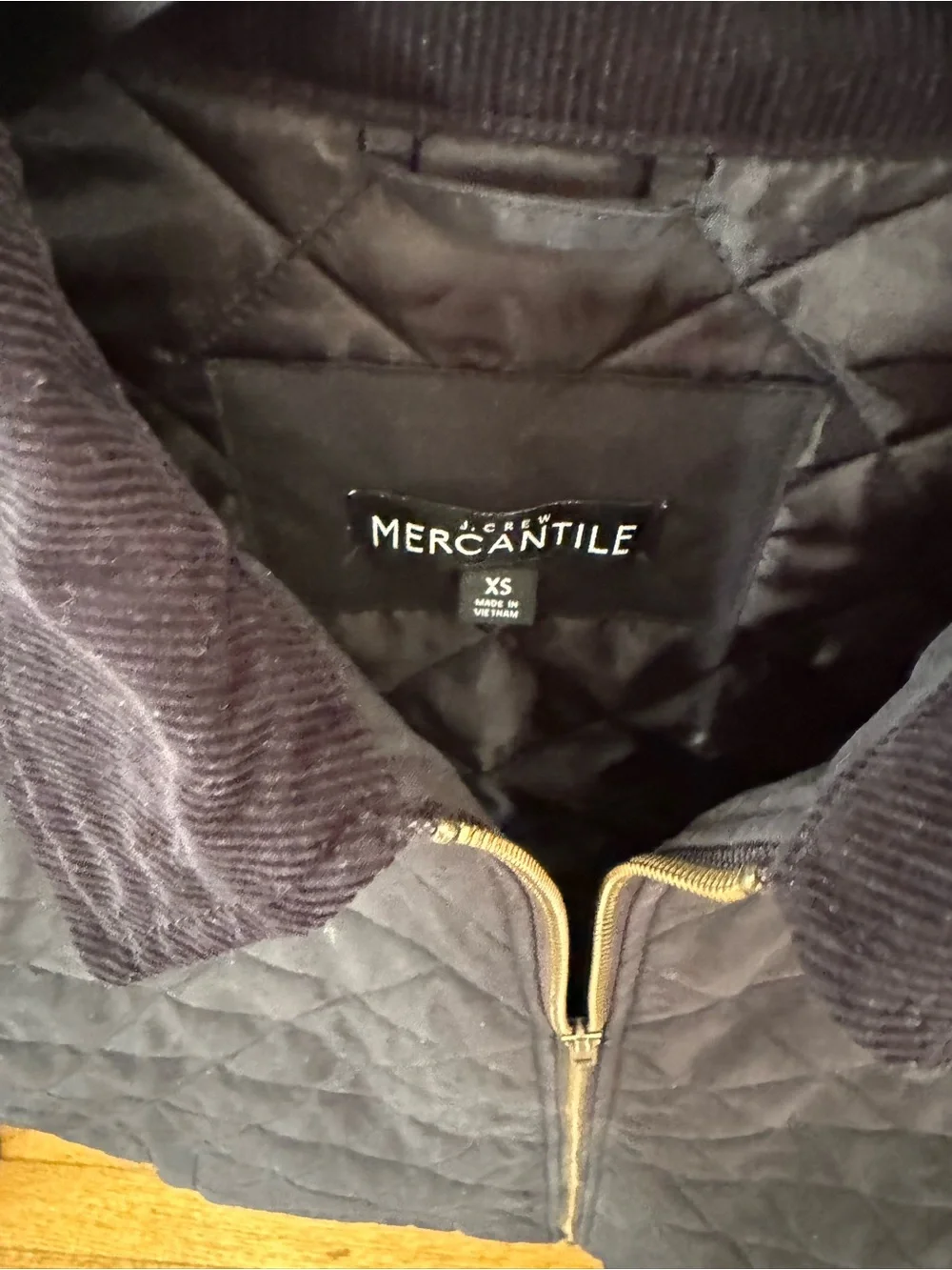 Women’s Quilted JCREW Mercantile Jacket in Black